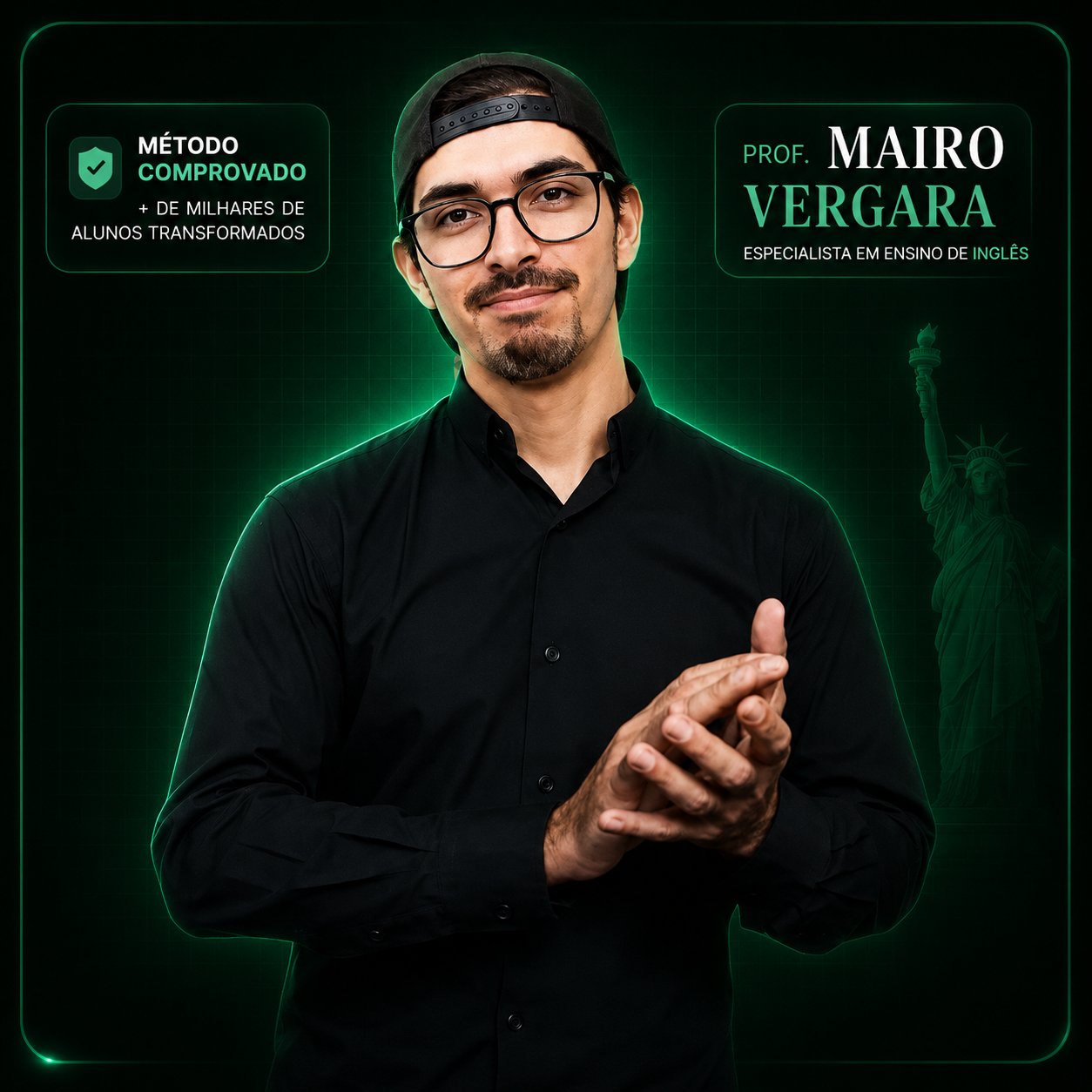 Prof. Mairo Vergara  especialista em ensino de inglês