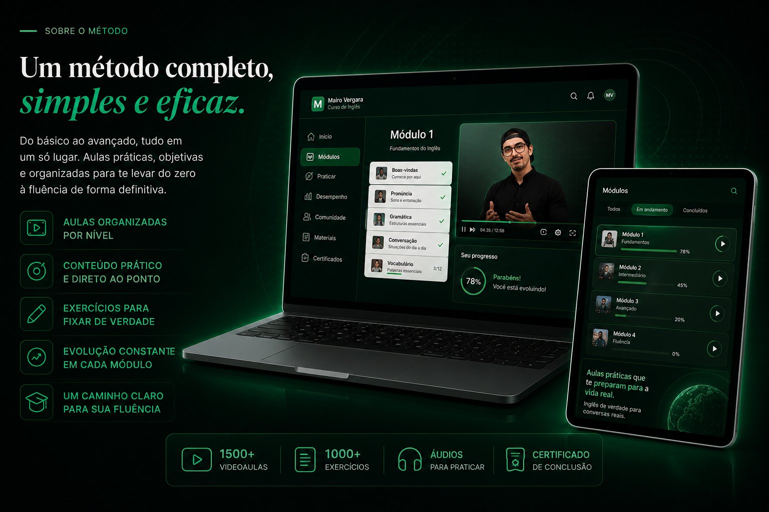 IA corrigindo pronúncia em tempo real  Curso Mairo Vergara
